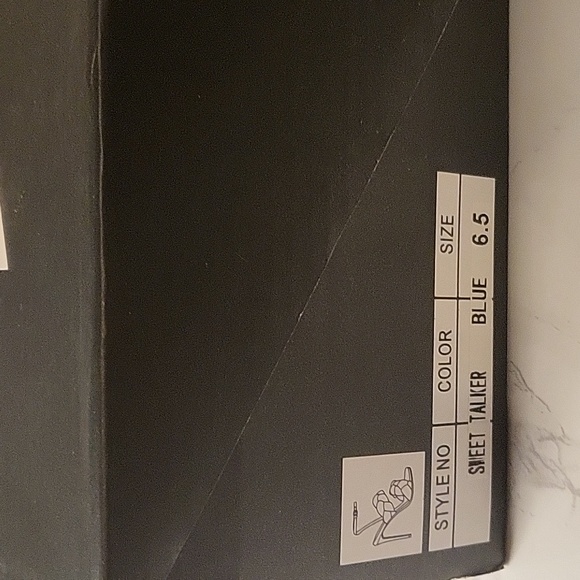 HEELED 👠 SANDALS-BLUE - VARIOUS SIZES - Picture 13 of 16